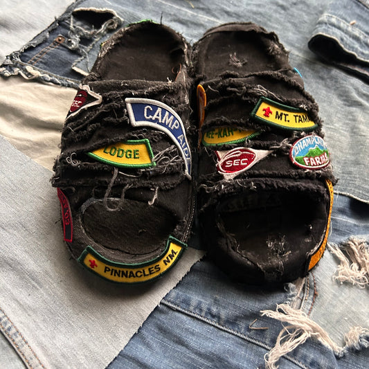 Vintage Scout patchwork slides